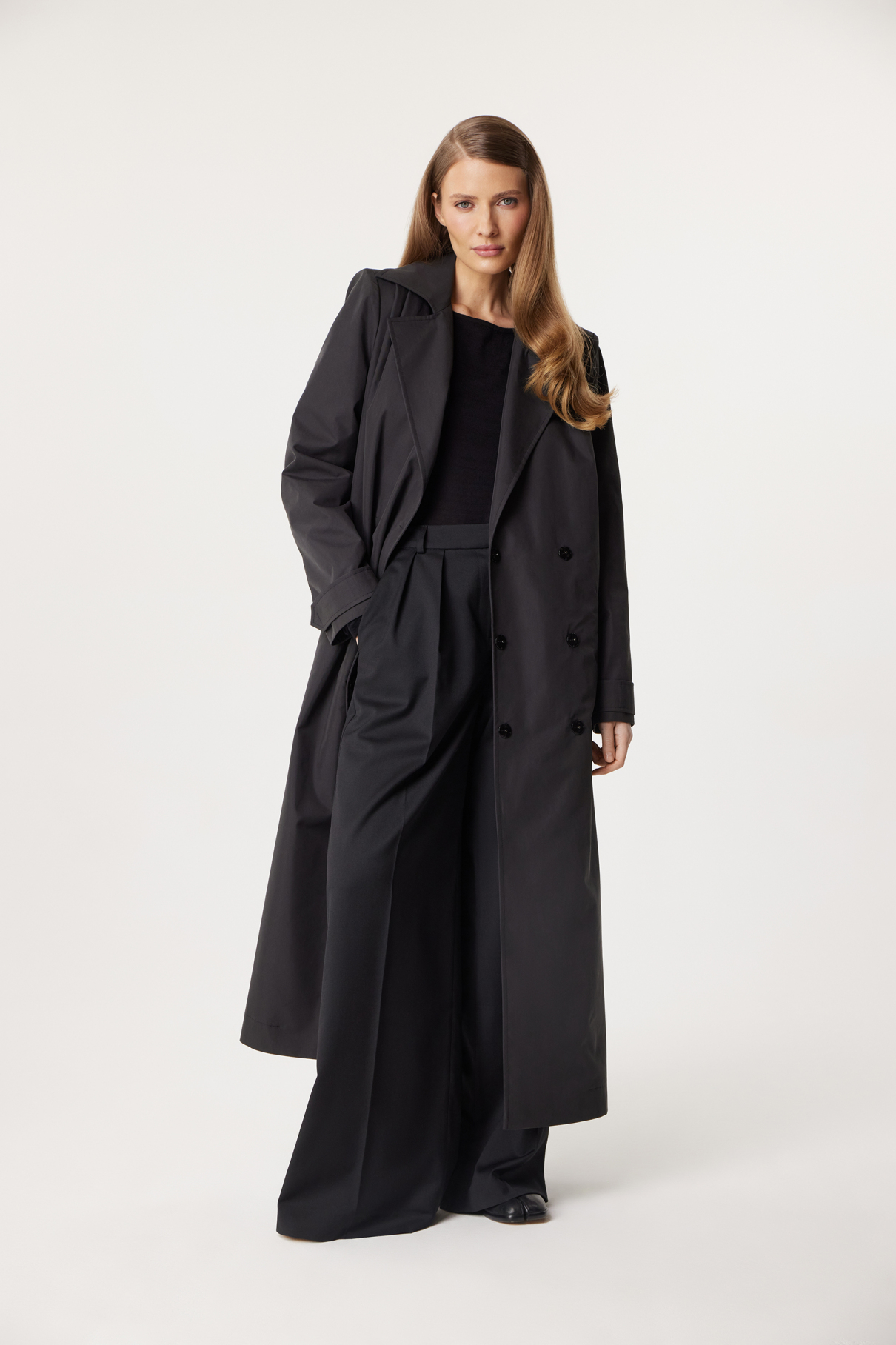 Тренч Saguaro , черный, арт. FR24SS1TR42BLW320BL купить в интернет-магазине Тренч Saguaro , черный, арт. FR24SS1TR42BLW320BL купить в интернет-магазине