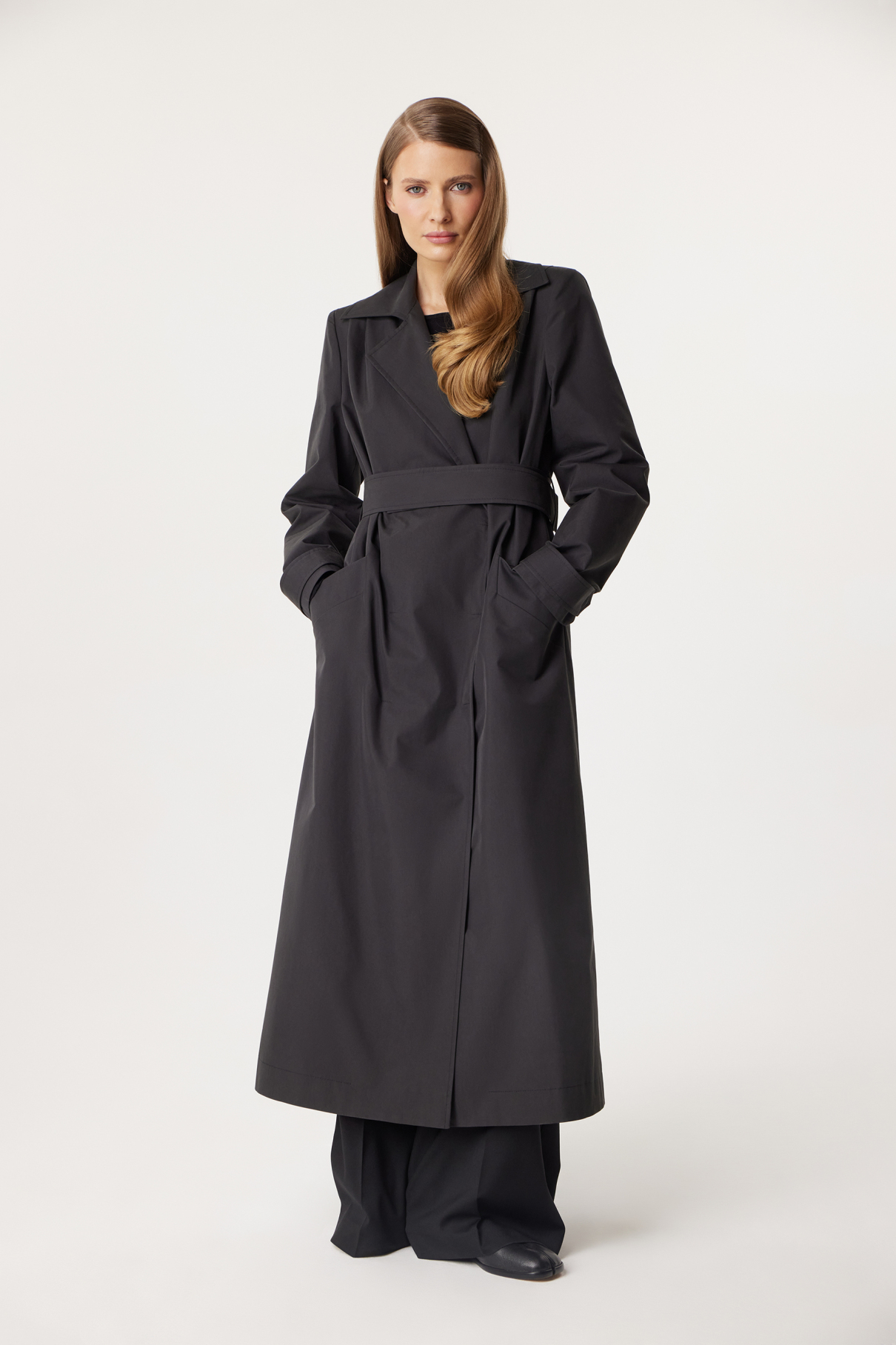 Тренч Saguaro , черный, арт. FR24SS1TR42BLW320BL купить в интернет-магазине Тренч Saguaro , черный, арт. FR24SS1TR42BLW320BL купить в интернет-магазине