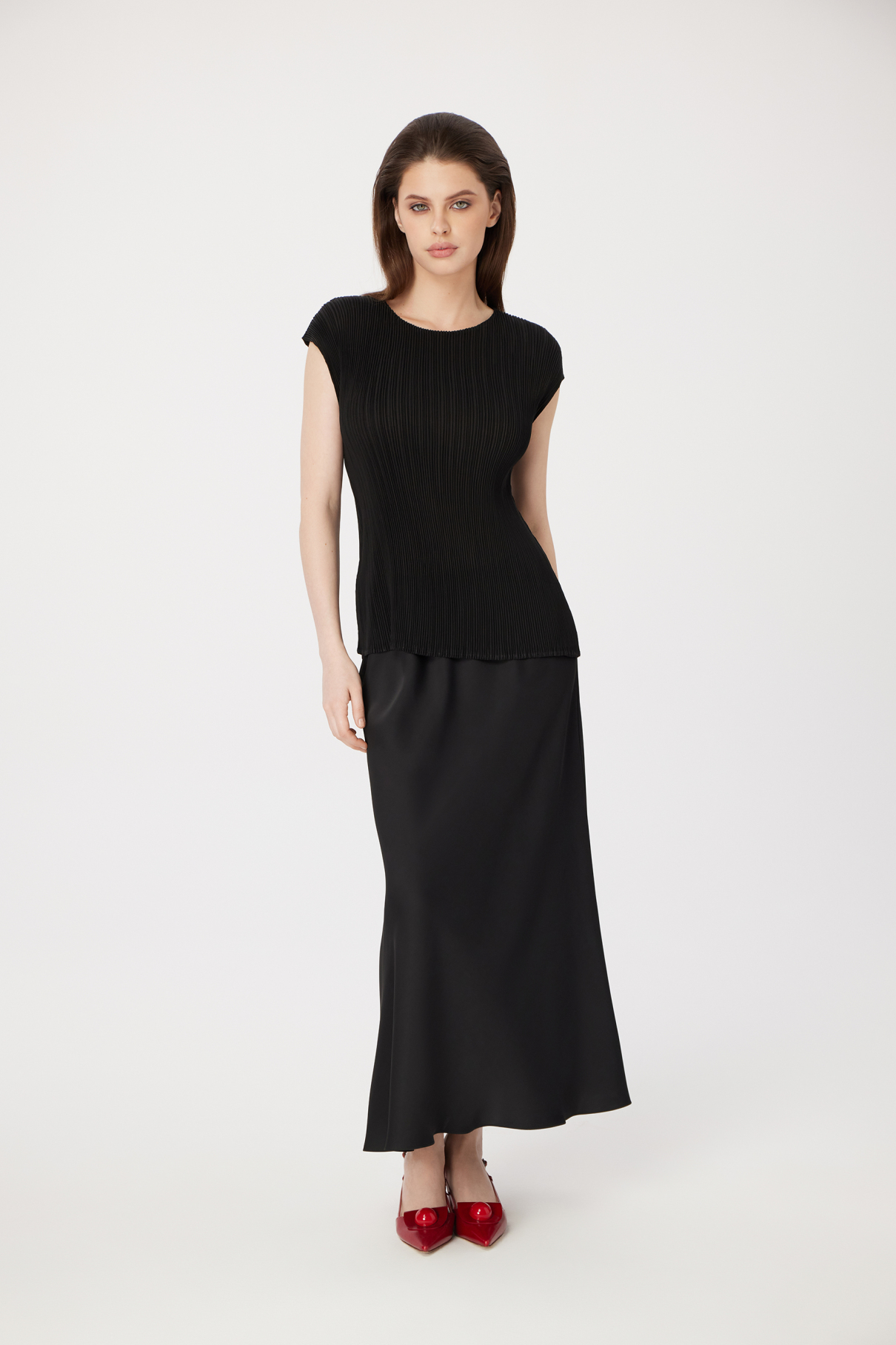 Юбка Nora , черный, арт. FR24SS1SK020W530BL купить в интернет-магазине Юбка Nora , черный, арт. FR24SS1SK020W530BL купить в интернет-магазине