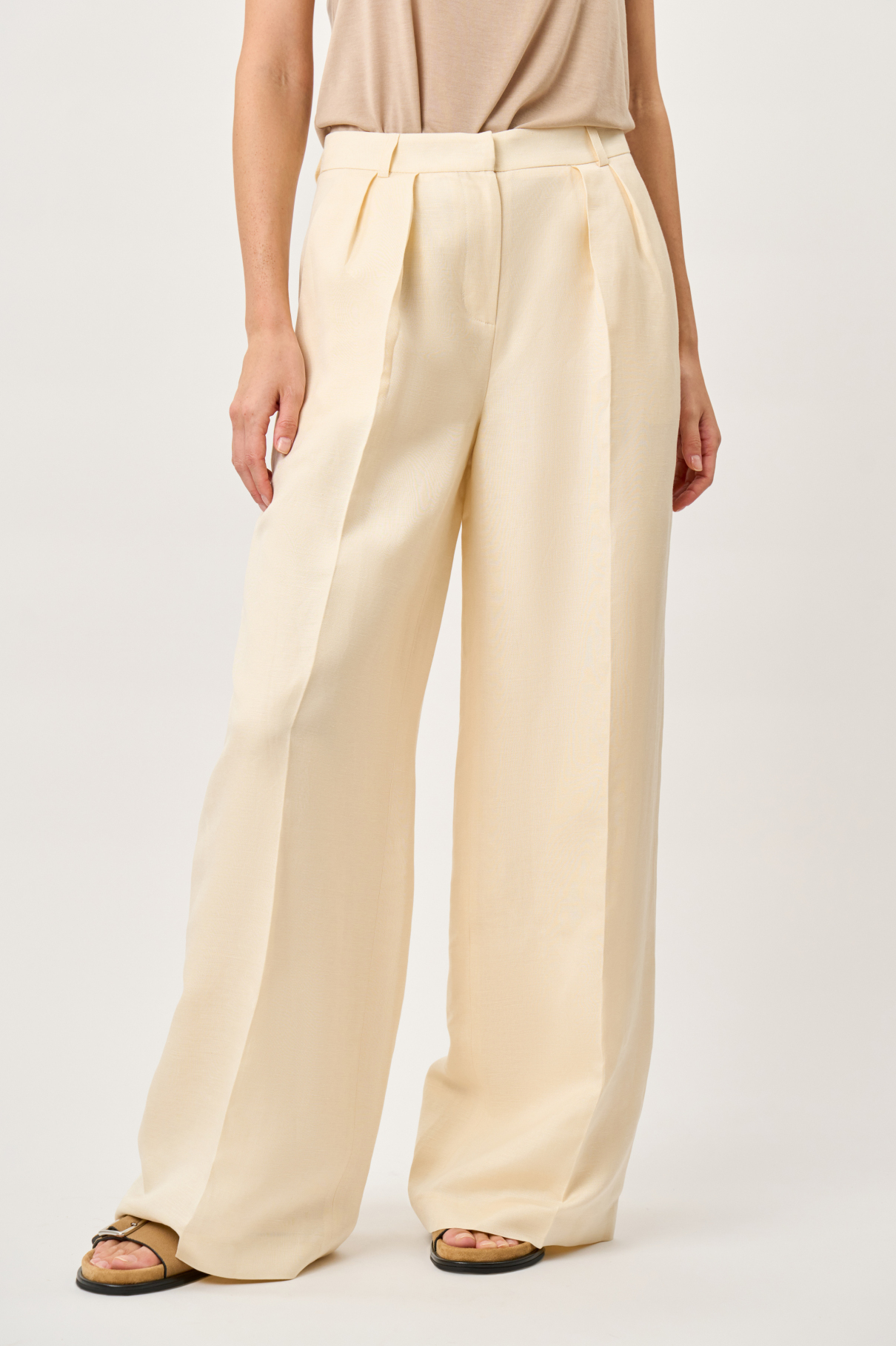 Брюки Iness , молочный, арт. FR24SS1PN03FLW350ML купить в интернет-магазине Брюки Iness , молочный, арт. FR24SS1PN03FLW350ML купить в интернет-магазине