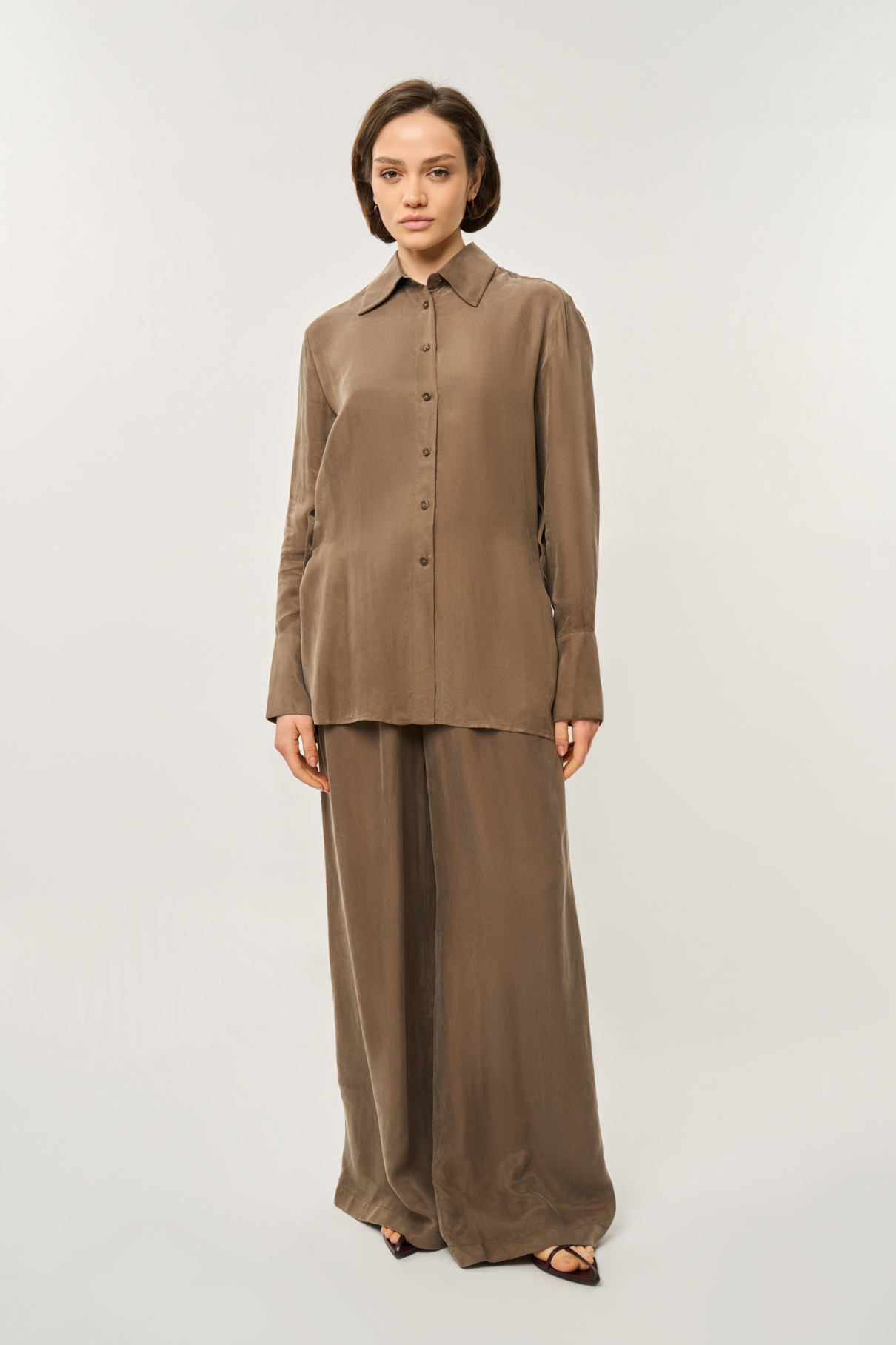 Брюки Sahara , коричневый, арт. FR24SS1PN030W510BR купить в интернет-магазине Брюки Sahara , коричневый, арт. FR24SS1PN030W510BR купить в интернет-магазине