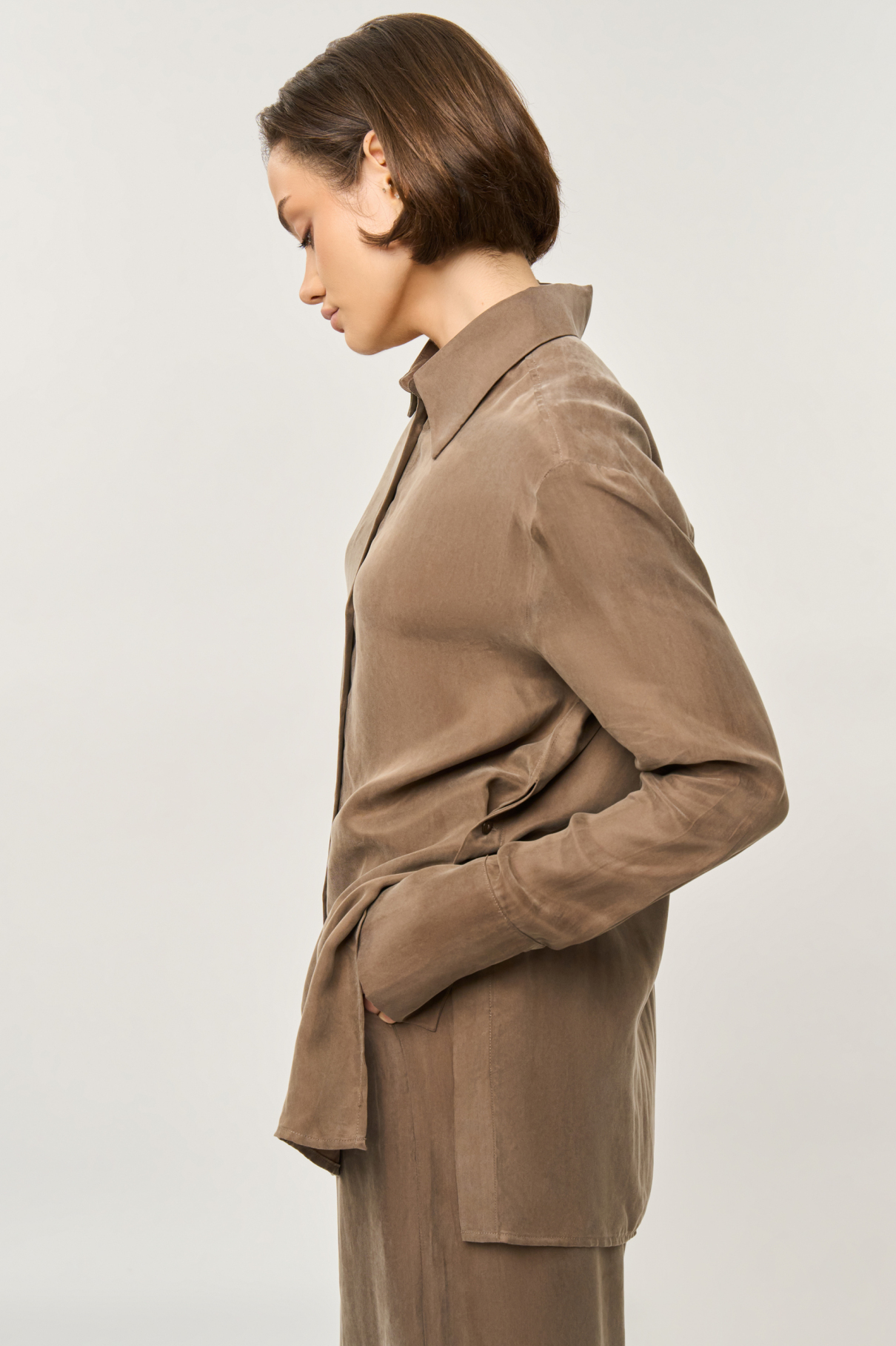 Блуза Sahara , коричневый, арт. FR24SS1BL42FLW510BR купить в интернет-магазине Блуза Sahara , коричневый, арт. FR24SS1BL42FLW510BR купить в интернет-магазине