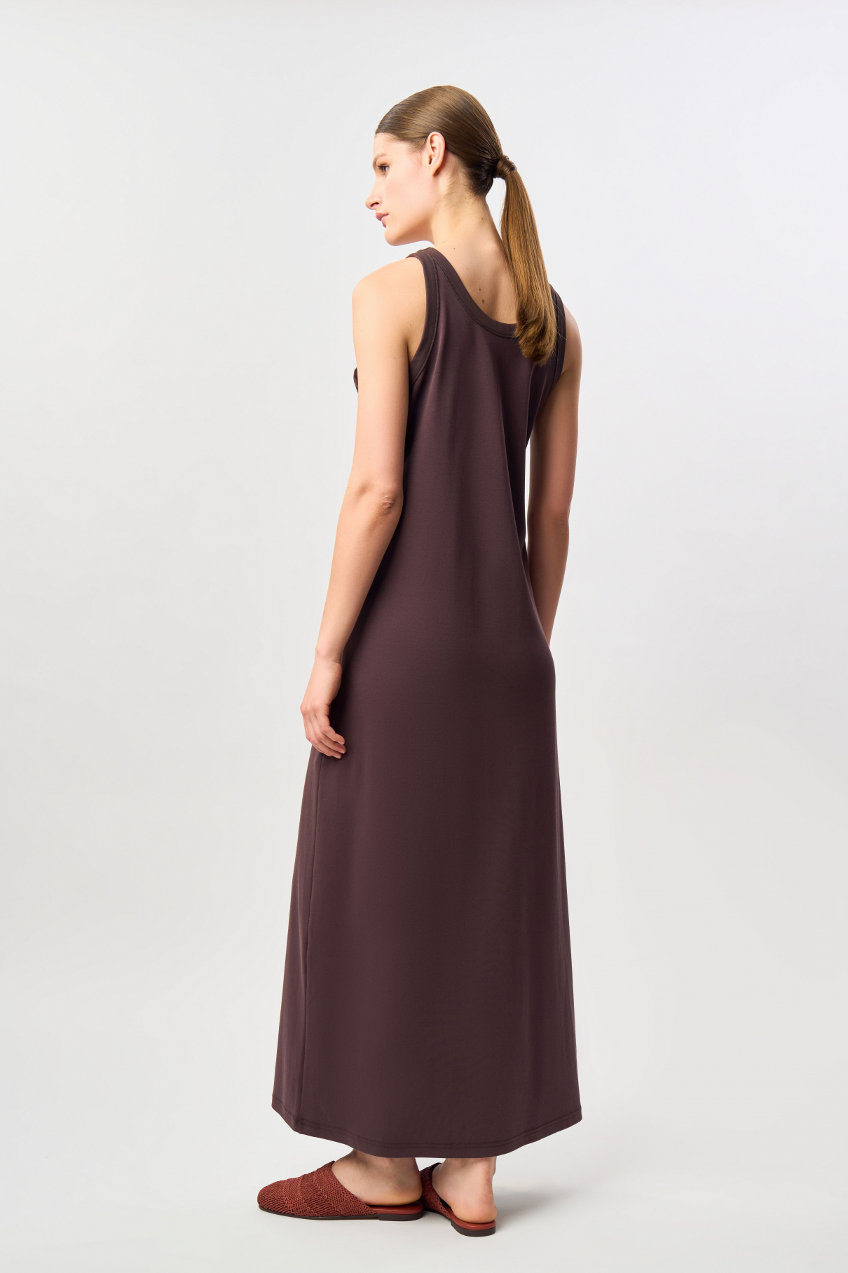 Платье трикотажное Beatrice , коричневый, арт. FR24SS1DR130W330BR купить в интернет-магазине Платье трикотажное Beatrice , коричневый, арт. FR24SS1DR130W330BR купить в интернет-магазине