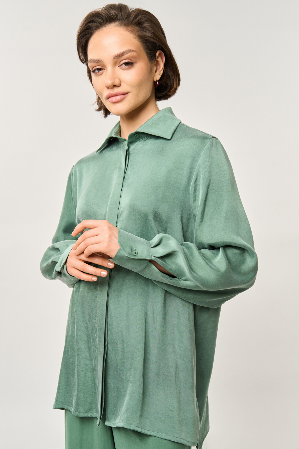 Рубашка Tajine , мятный, арт. FR24SS1SH400W610MT купить в интернет-магазине Рубашка Tajine , мятный, арт. FR24SS1SH400W610MT купить в интернет-магазине