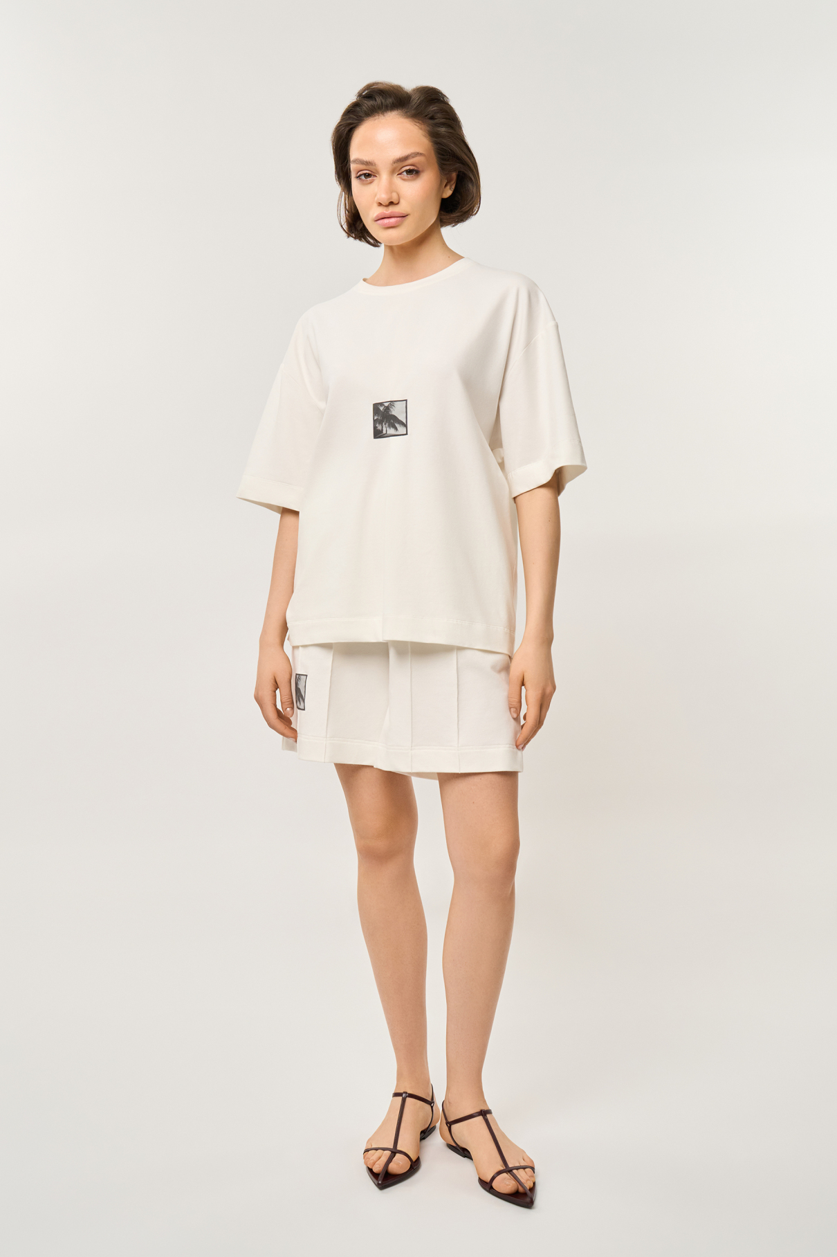 Шорты Sand , белый, арт. FR24SS1SR000W330WT купить в интернет-магазине Шорты Sand , белый, арт. FR24SS1SR000W330WT купить в интернет-магазине