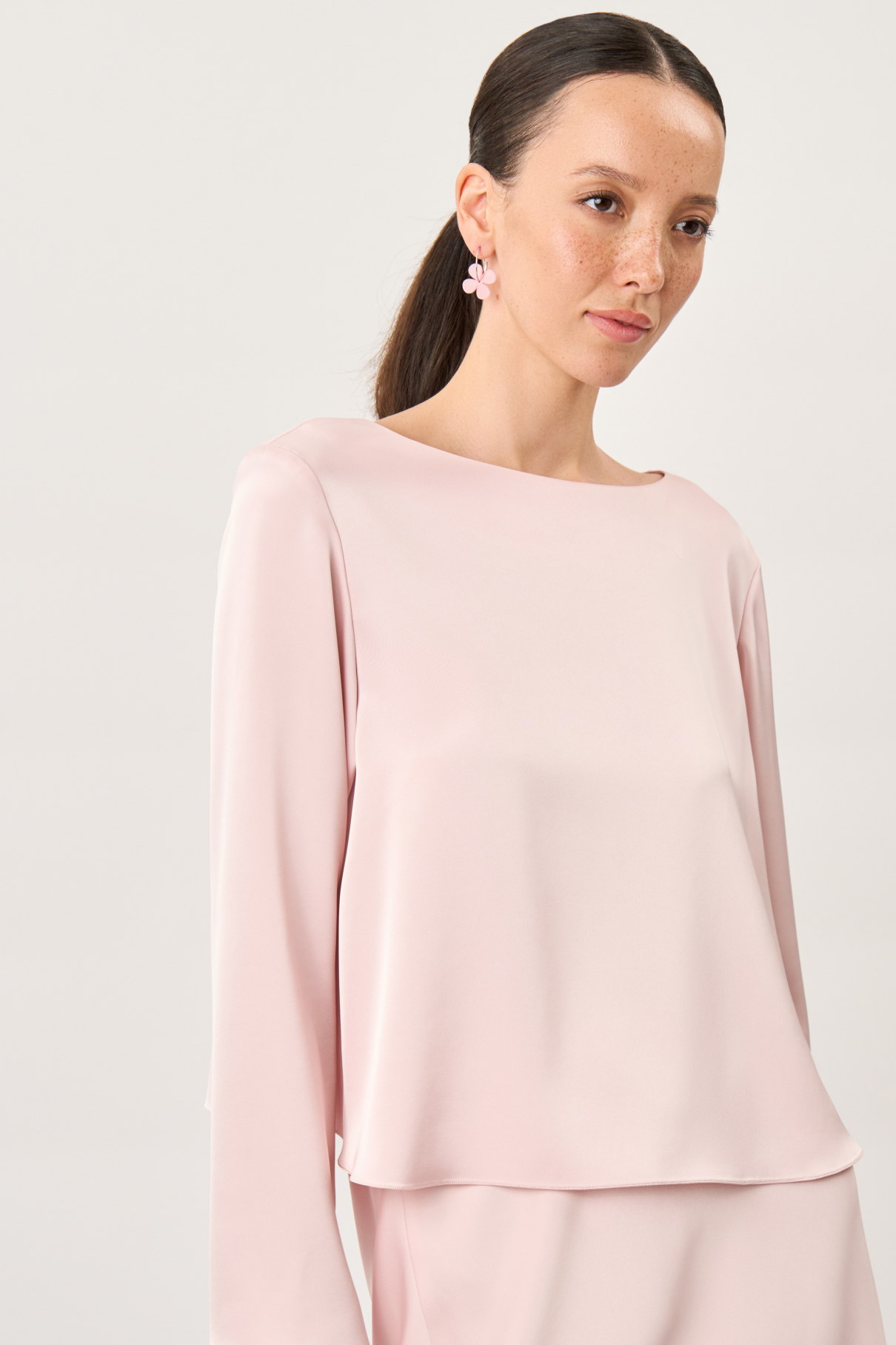 Лонгслив Cris , розовый, арт. FR24SS1LSL0W200PN купить в интернет-магазине Лонгслив Cris , розовый, арт. FR24SS1LSL0W200PN купить в интернет-магазине