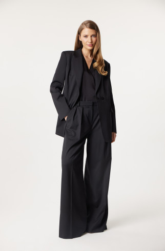 Жакет однобортный Iman , Черный, арт. FR24SS1JC40PCW120BL купить в интернет-магазине