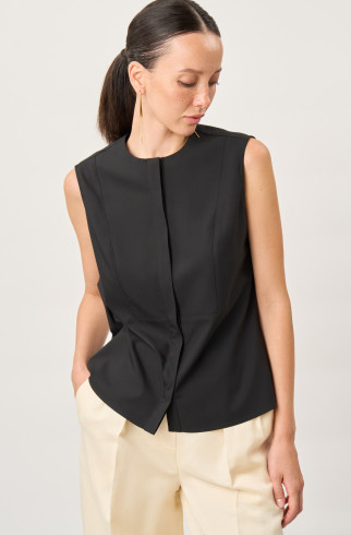 Блузка Fez , Черный, арт. FR24SS1BL100W240BL купить в интернет-магазине
